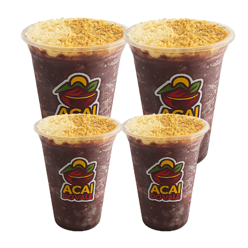 4 açaís 500 ml