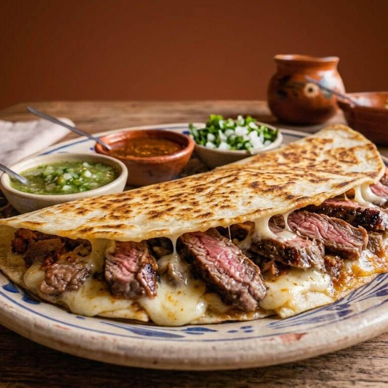 QUESADILLA DE ARRACHERA.