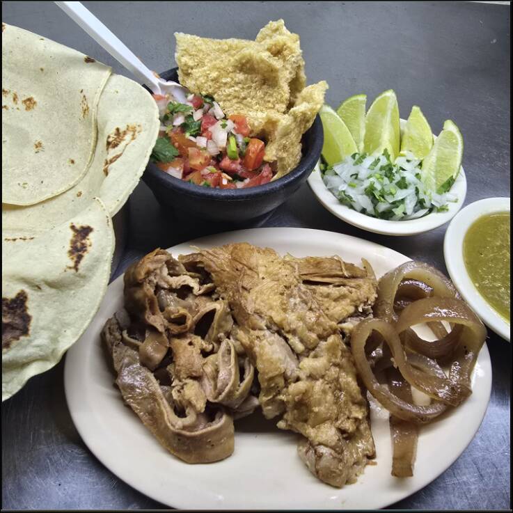 ¾ kg Carnitas michoacanas