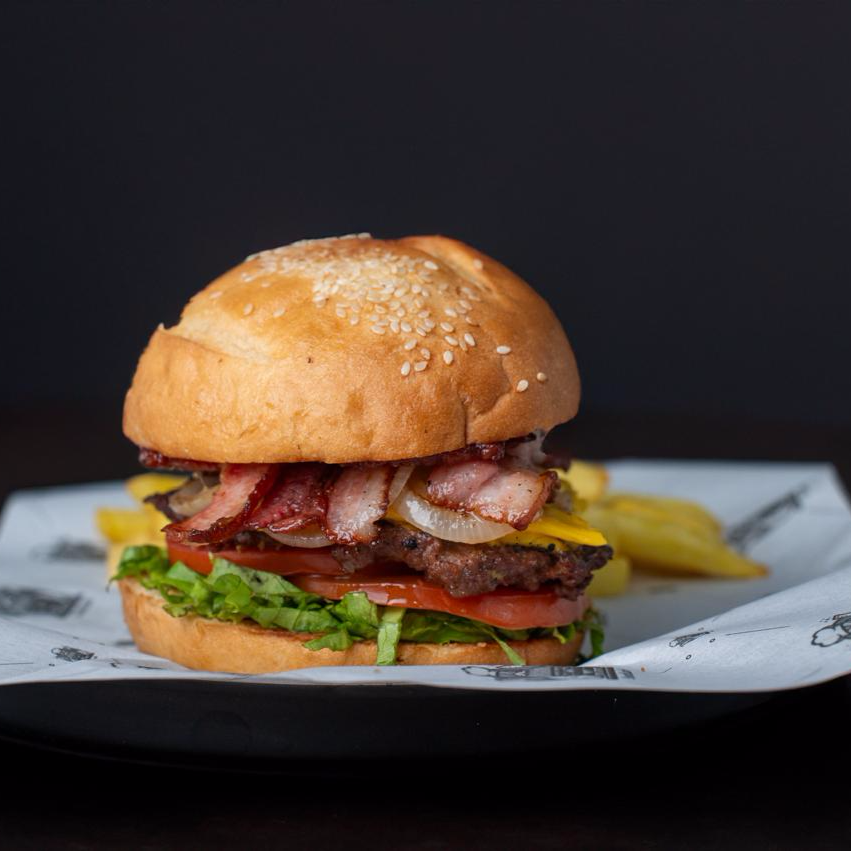 Hamburguesa Tocineta y Queso