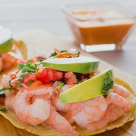 Tostada de Camarón