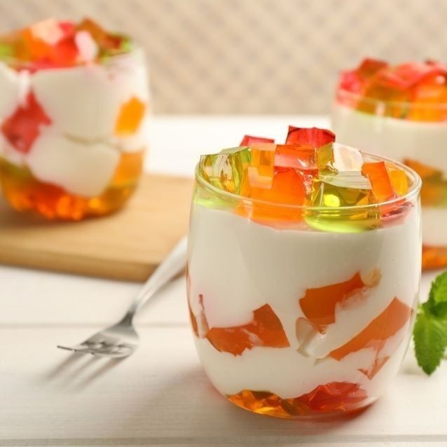 Gelatina con Yogurth