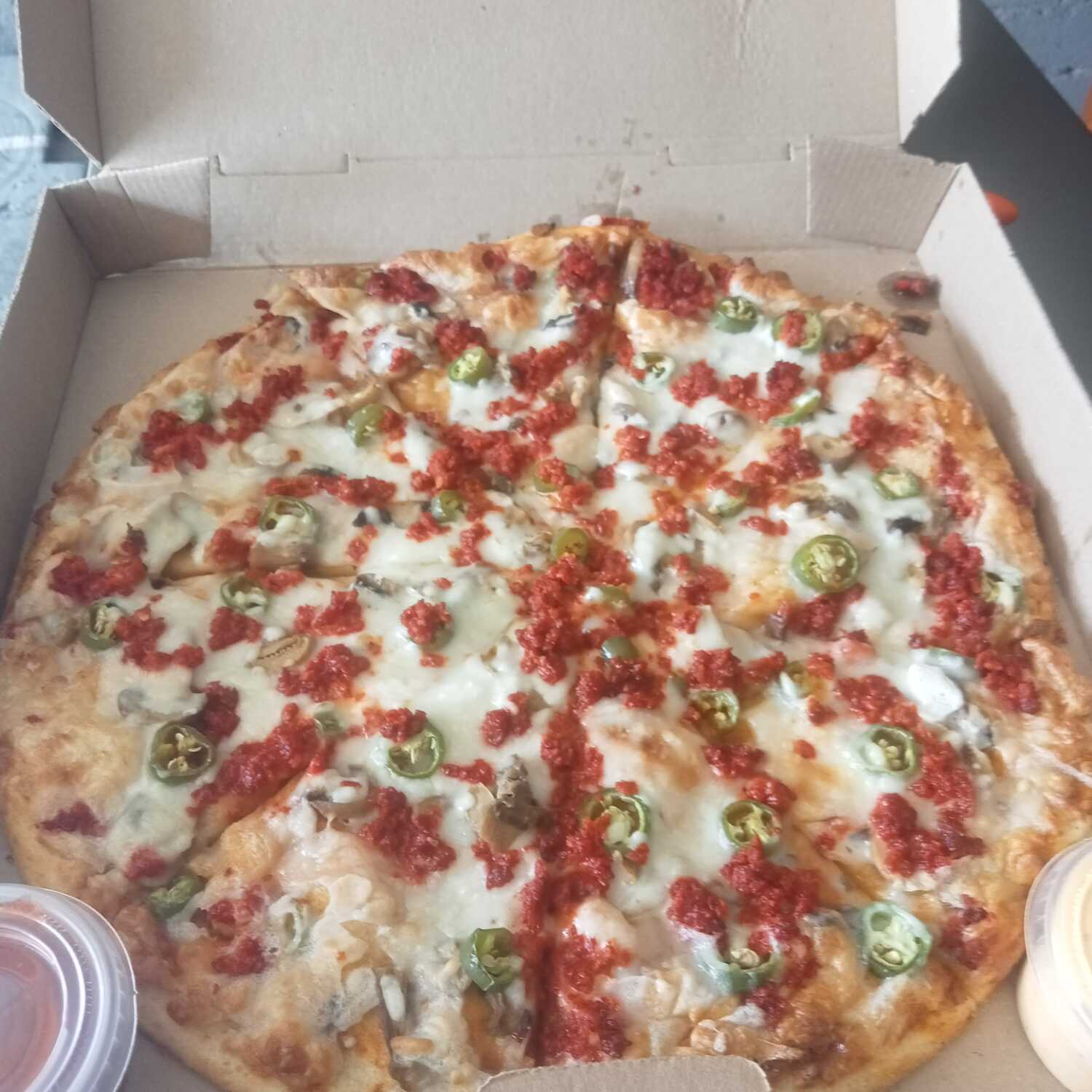 Pizza 35 Cm CHORIZO CON JALAPEÑO