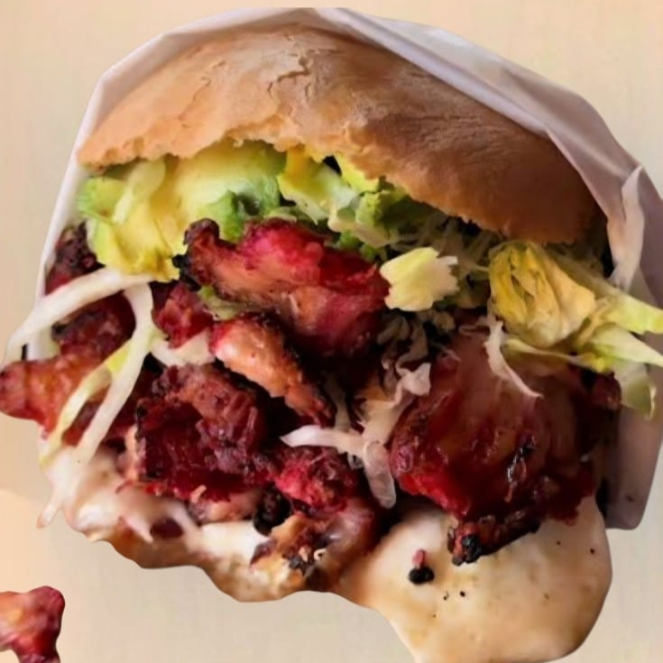 Torta Combinada Colita De Pavo con Bistec