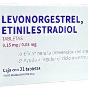Levonorgestrel/Etinilestradiol0.15 Mg/0.03 Mg Caja