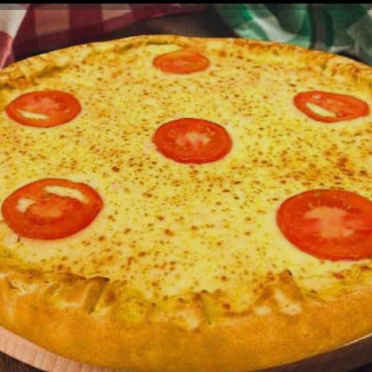 molho, mussarela , tomate e oregano