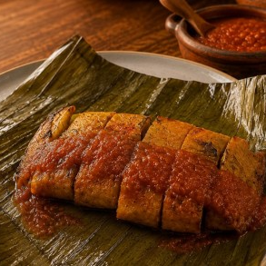 Tamalito Cerdo con Chipilin