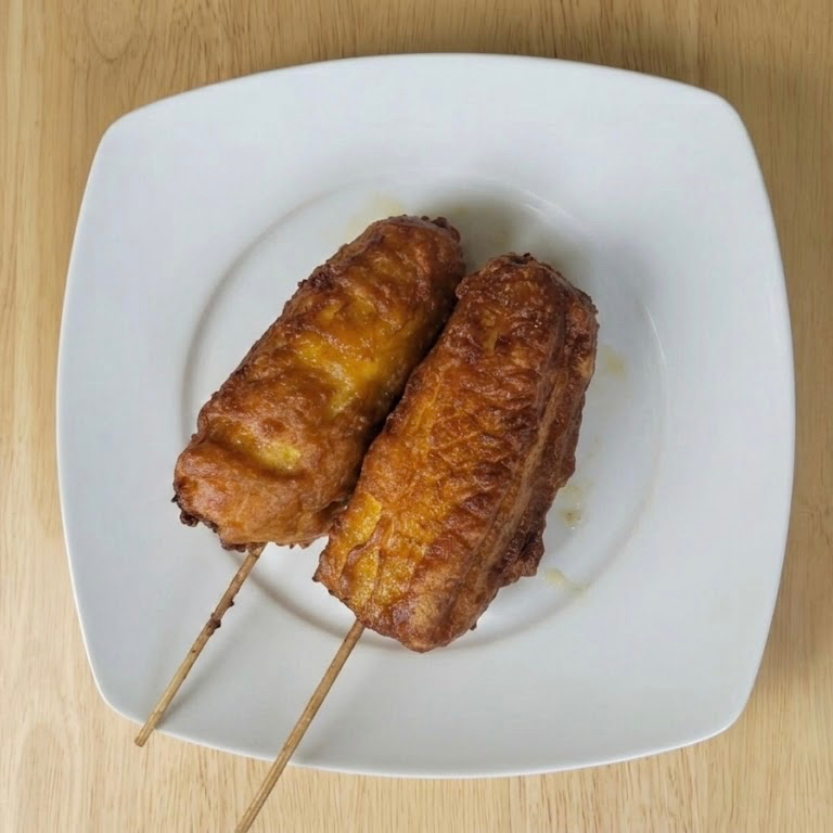 Banderillas de Plátano Macho c/queso (2 Pzas)