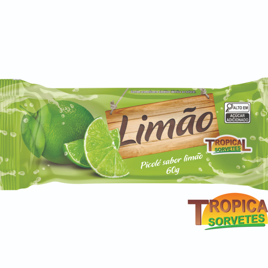 Sorvete de Palito sabor Limão