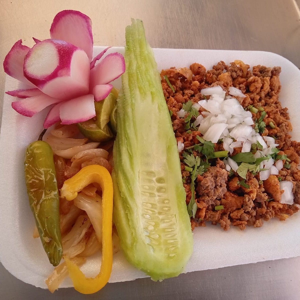 Plato de Carne al Pastor