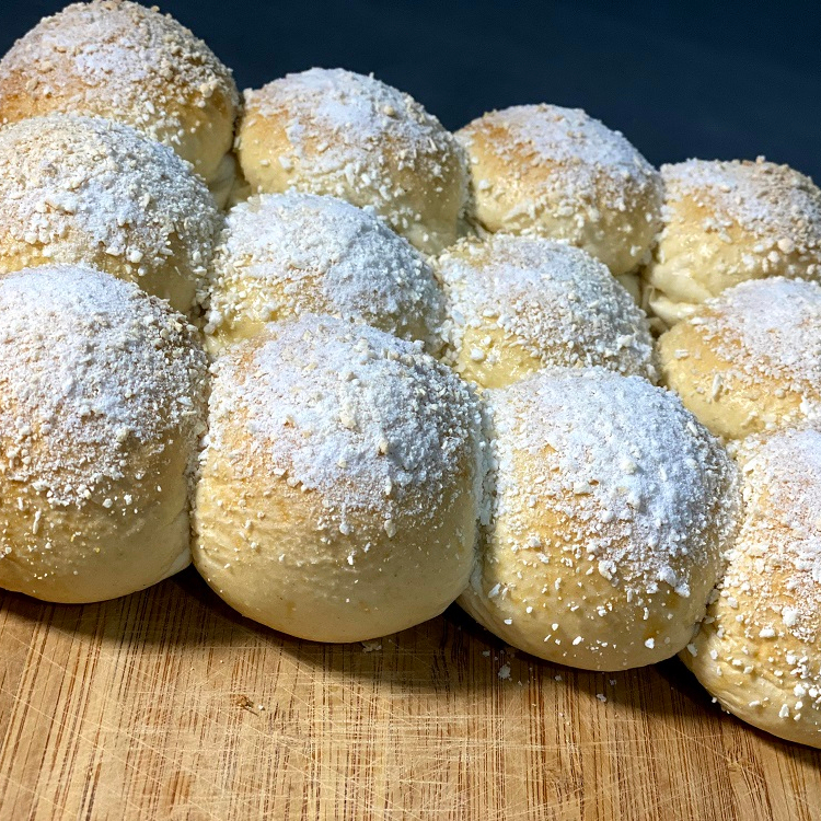 6 Unidades. Cada broinha com Aproximadamente 35g. Foto Ilustrativa.