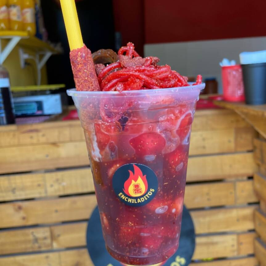 FRESAS CON CHAMOY