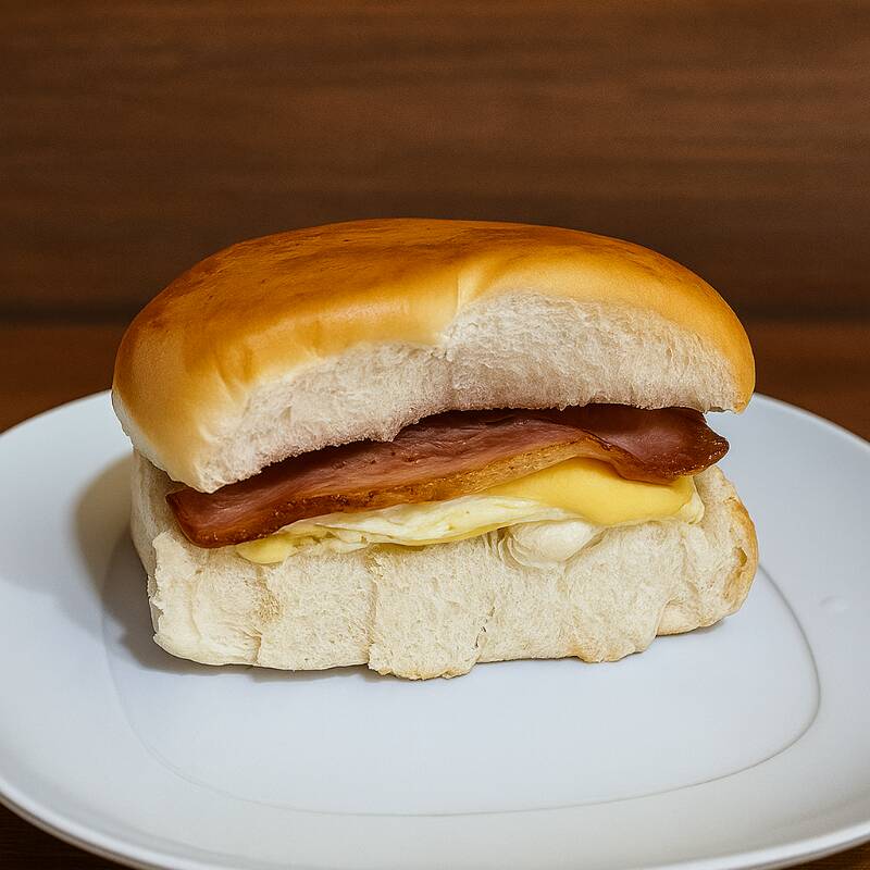 Feito com pão vita fresco, recheado com ovo frito, queijo e bacon crocante. Perfeito para o café da manhã ou lanche rápido e delicioso!