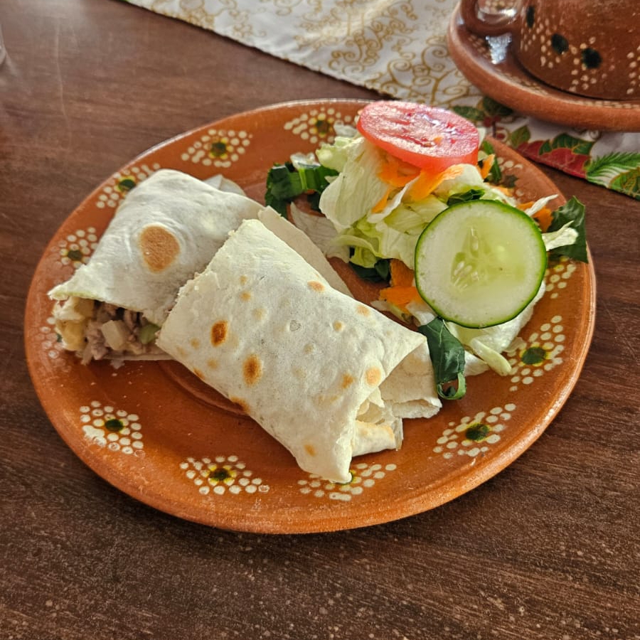 Burrito de Huevo (A la Mexicana)
