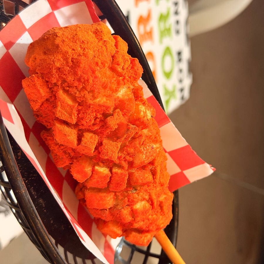 Banderilla De Puro Queso Con Polvo Queso Cheddar