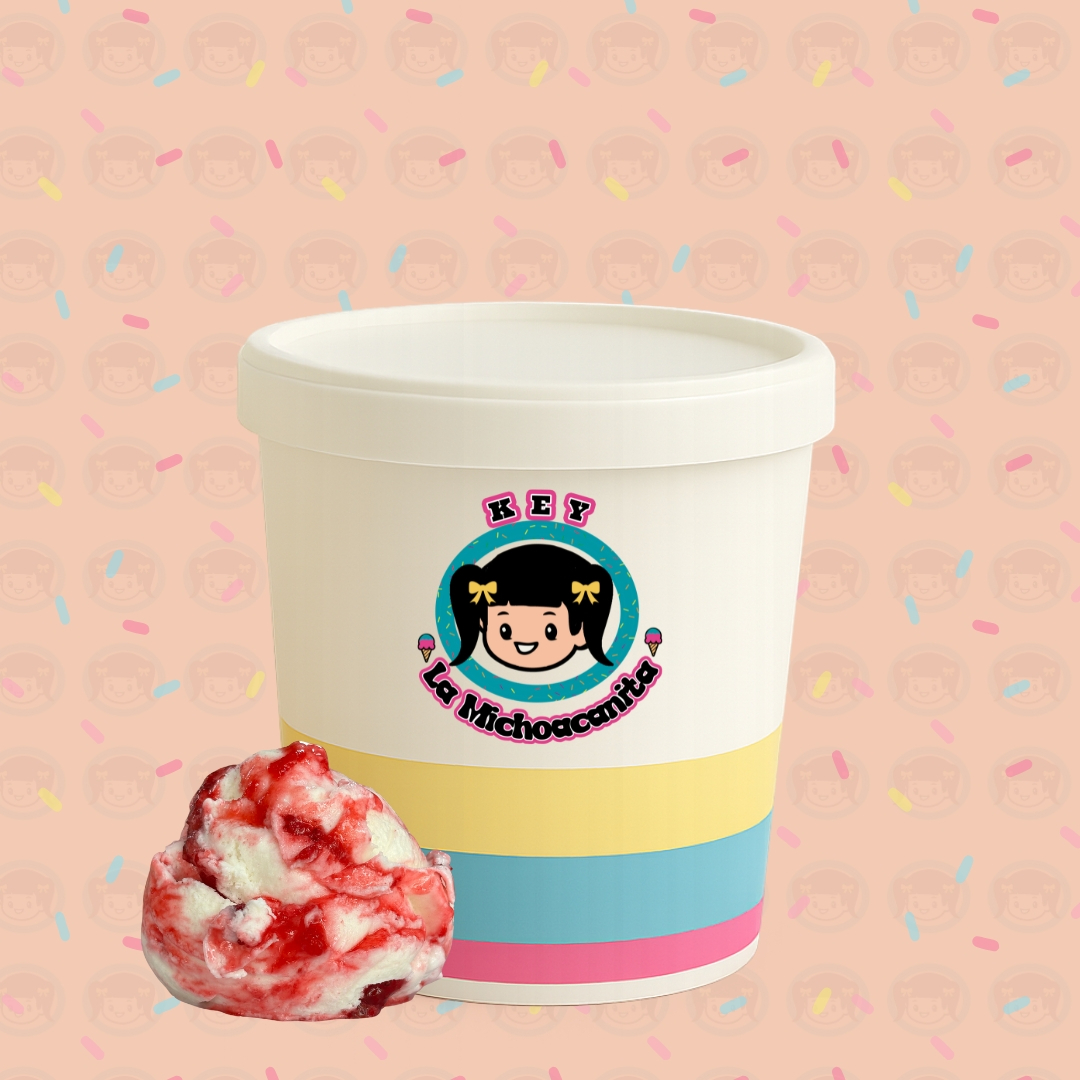 Helado de Fresa