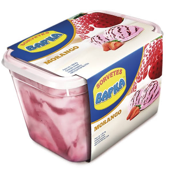 Potes de Sorvete 2 litros (985g) diversos sabores. Contém glúten e lactose.