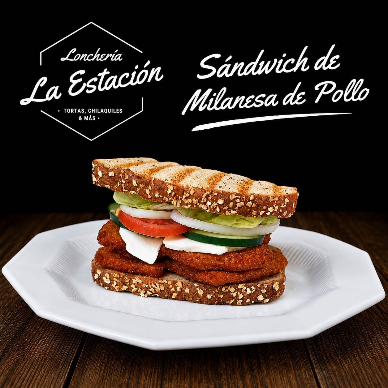 Sándwich de Milanesa de Pollo