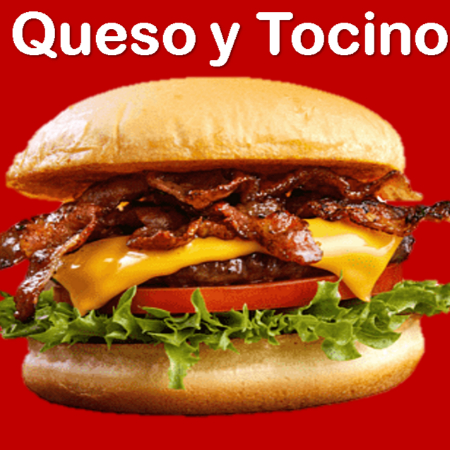 Lover Queso y Tocino + Papas Fritas