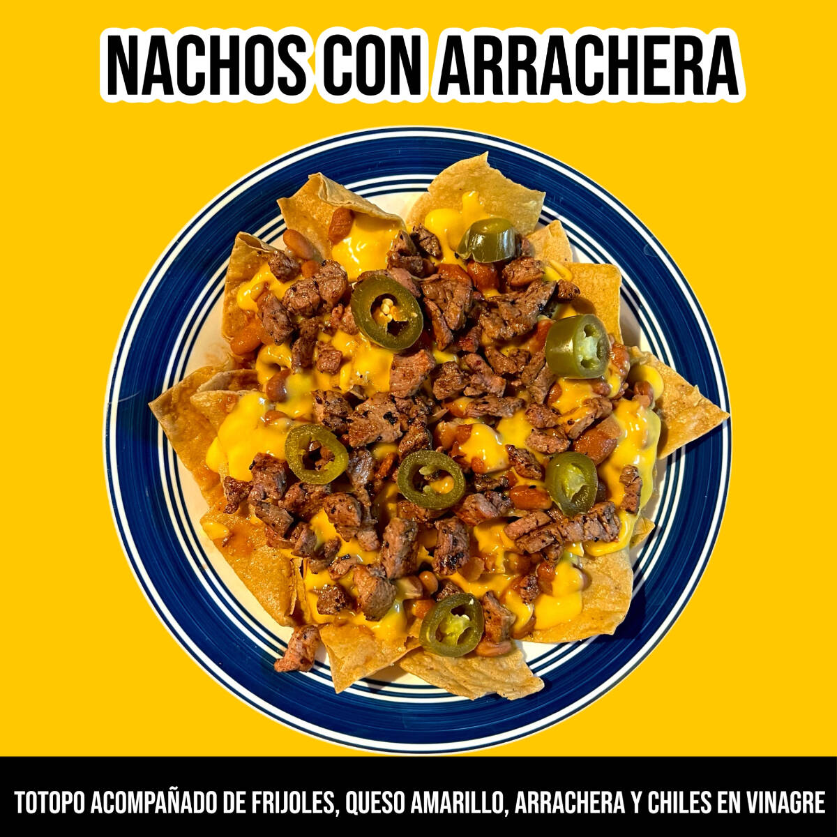 NACHOS CON ARRACHERA
