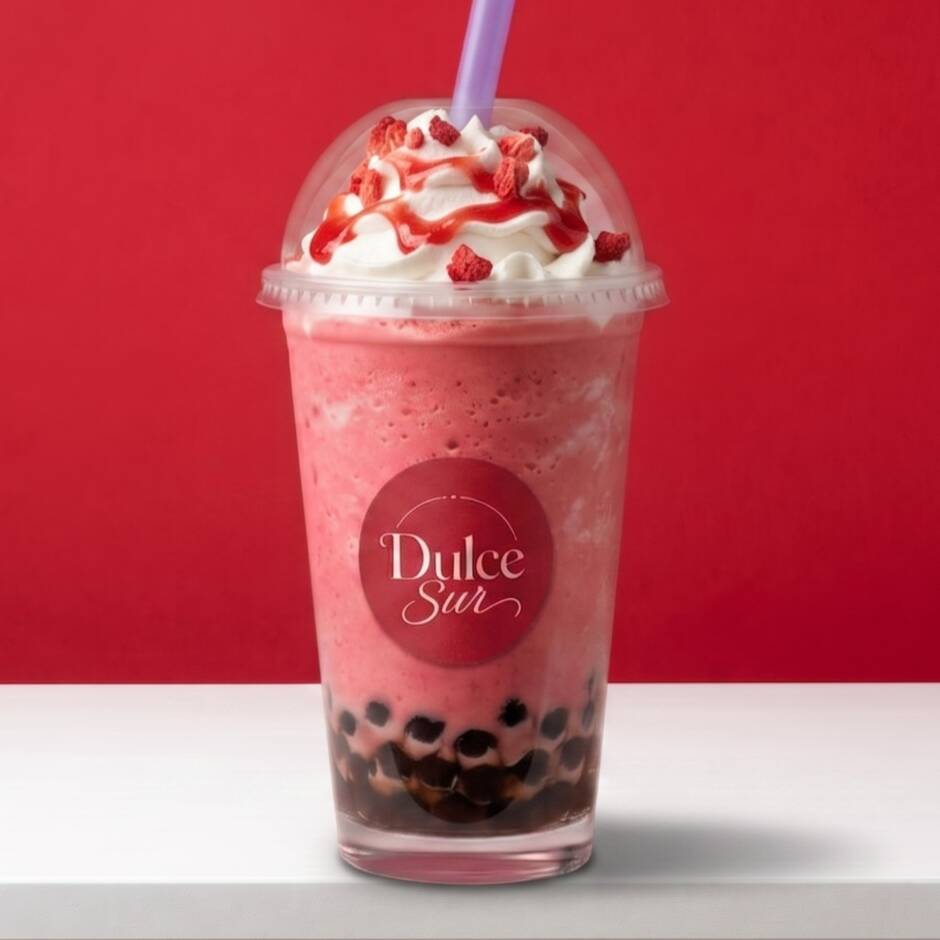 Frappé de Fresas con Crema