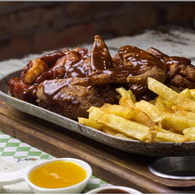 Alitas X6 + Papas a la Francesa