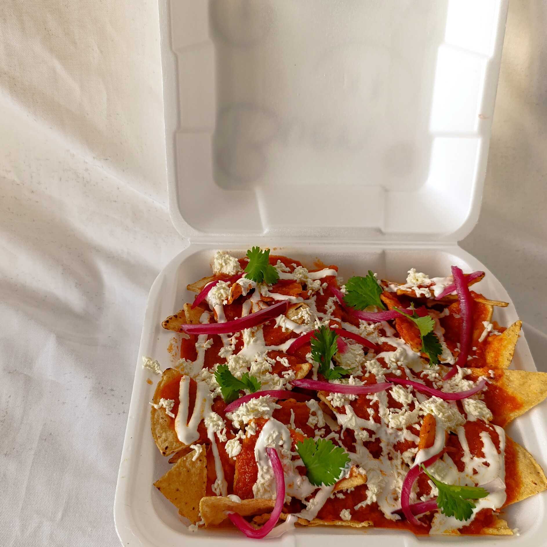 CHILAQUILES ROJOS SENCILLOS