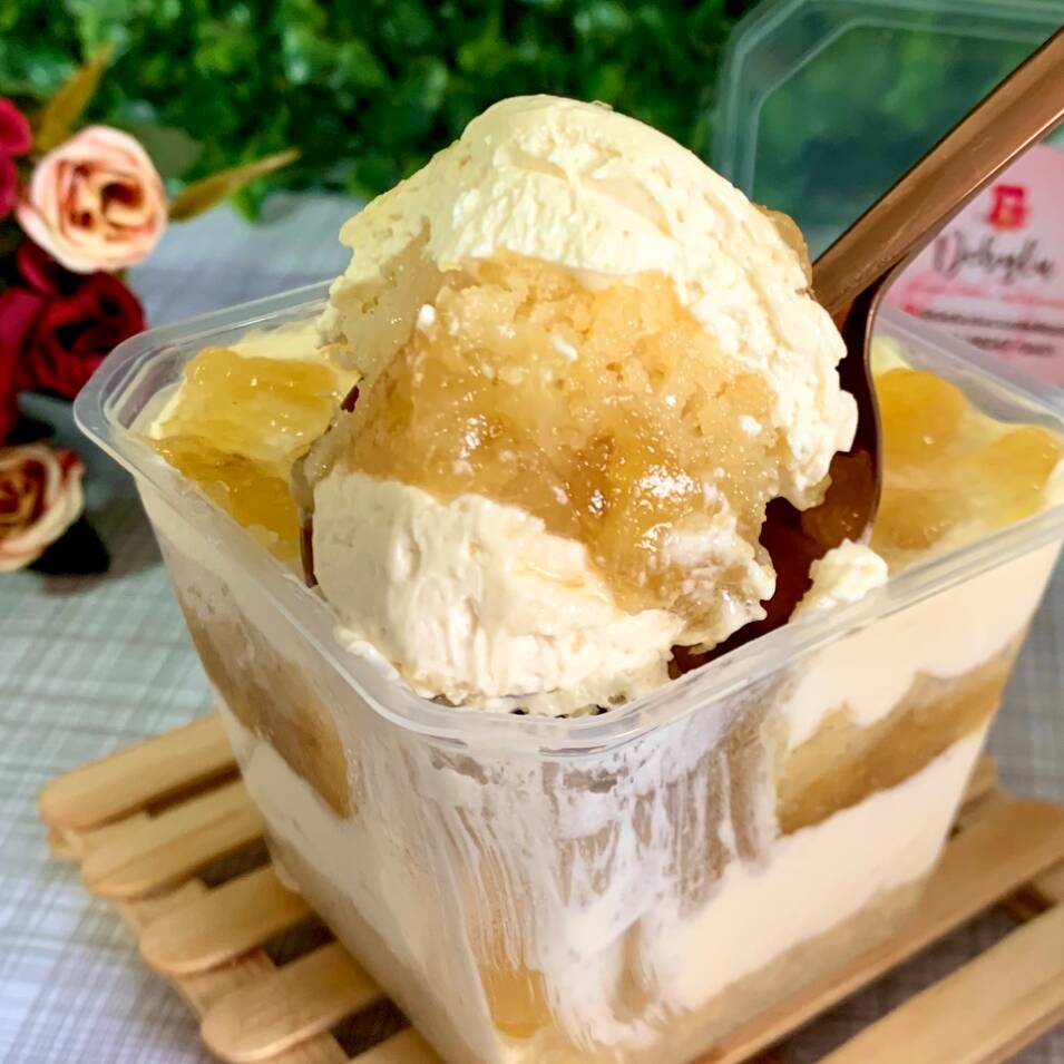 Massa de baunilha molhadinha com camadas de creme mousse de leite Ninho e nossa compota de doce de abacaxi.
.
.
##tag
caldos , canjica , quente , entrega rápida , desconto , promoção , 0,99 , 0800 , off , cupom , barato , melhor preço , oferta , frete grátis , descontão , preço baixo , doces ,
bolos , brigadeiro , docinho , kit festa , aniversario , bolo no pote , chocolate , morango , sobremesa , nutella , copo da felicidade , brownie , confeitaria , doceria , gourmet , bombom , piscina , ganache , caseiro , vovó , bento cake , vulcão , red velvet , trufas , banoffe , pudim , doce de leite , pão de mel , oreo , ferrero , kit kat , tartelete , ninho , cupcake , afogadinho , bolo , cone , dois amores , cookie , torta de frango , catupiry , coxinha , salgado frito na hora , salgado , empada , lanche , maçã do amor , morango do amor.