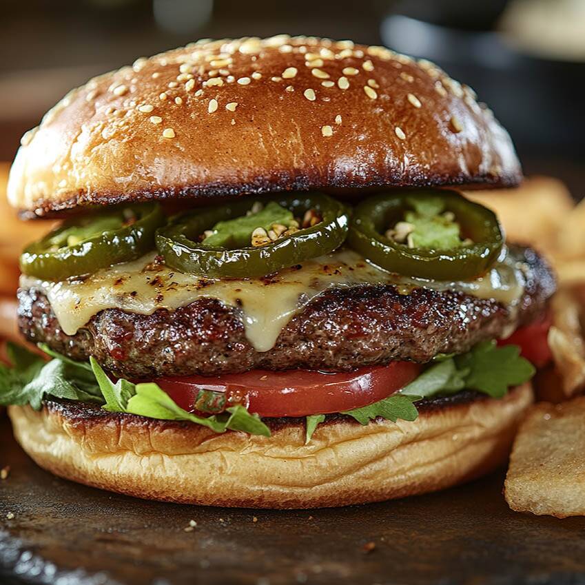Hamburguesa Jalapeño