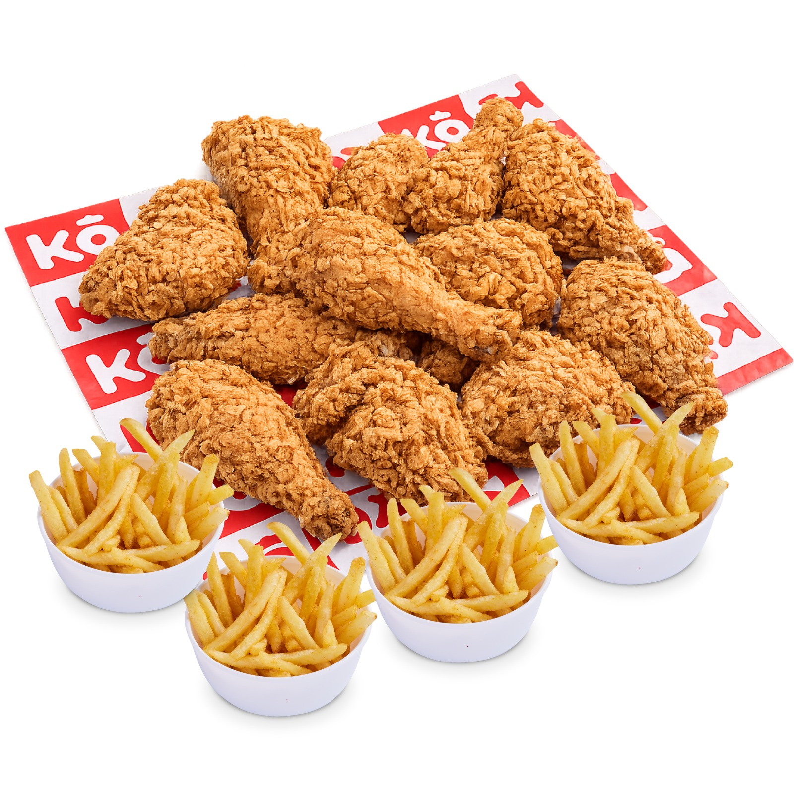 12 kronch + 4 p francesa