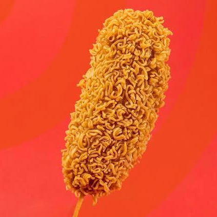 Banderilla de Queso con Ramen