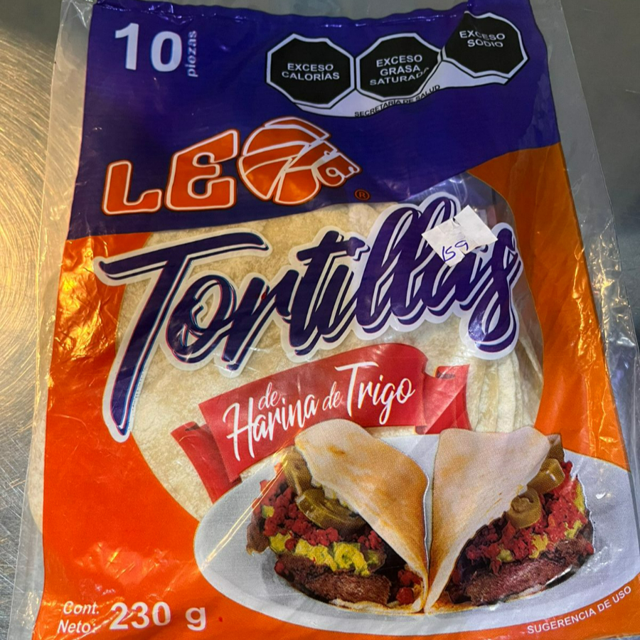 Tortilla De Harina C/10 Pzas