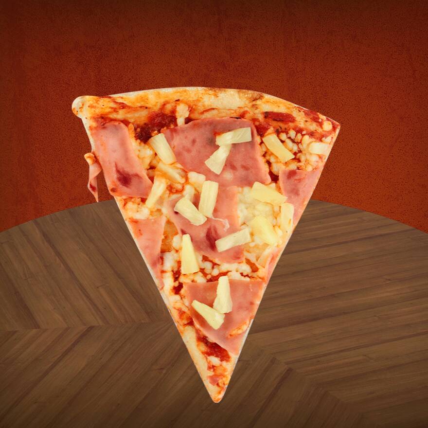 Rebanada de Pizza Hawaiana+Papas C
