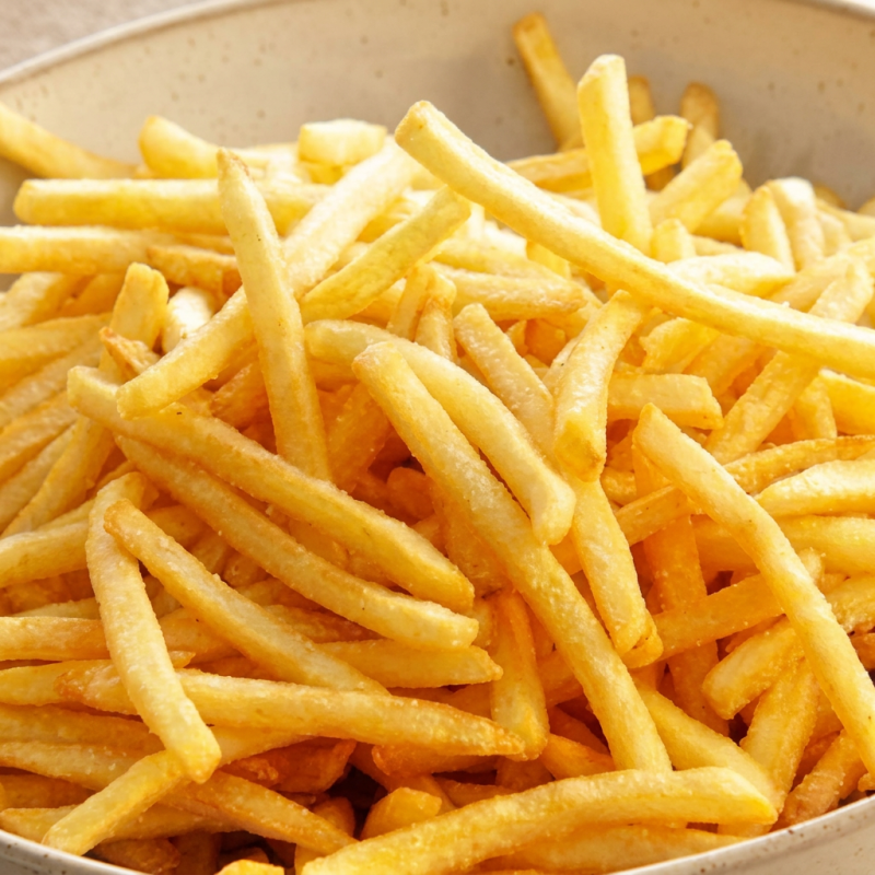 Batata fina e crocante