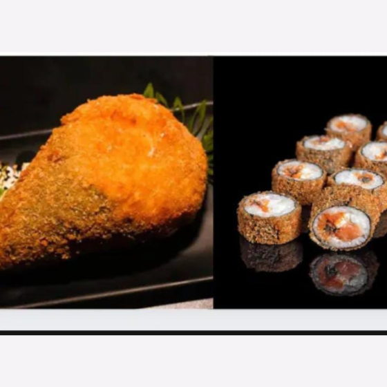 1 Temaki Empanado + 8 Hot Filadélfia