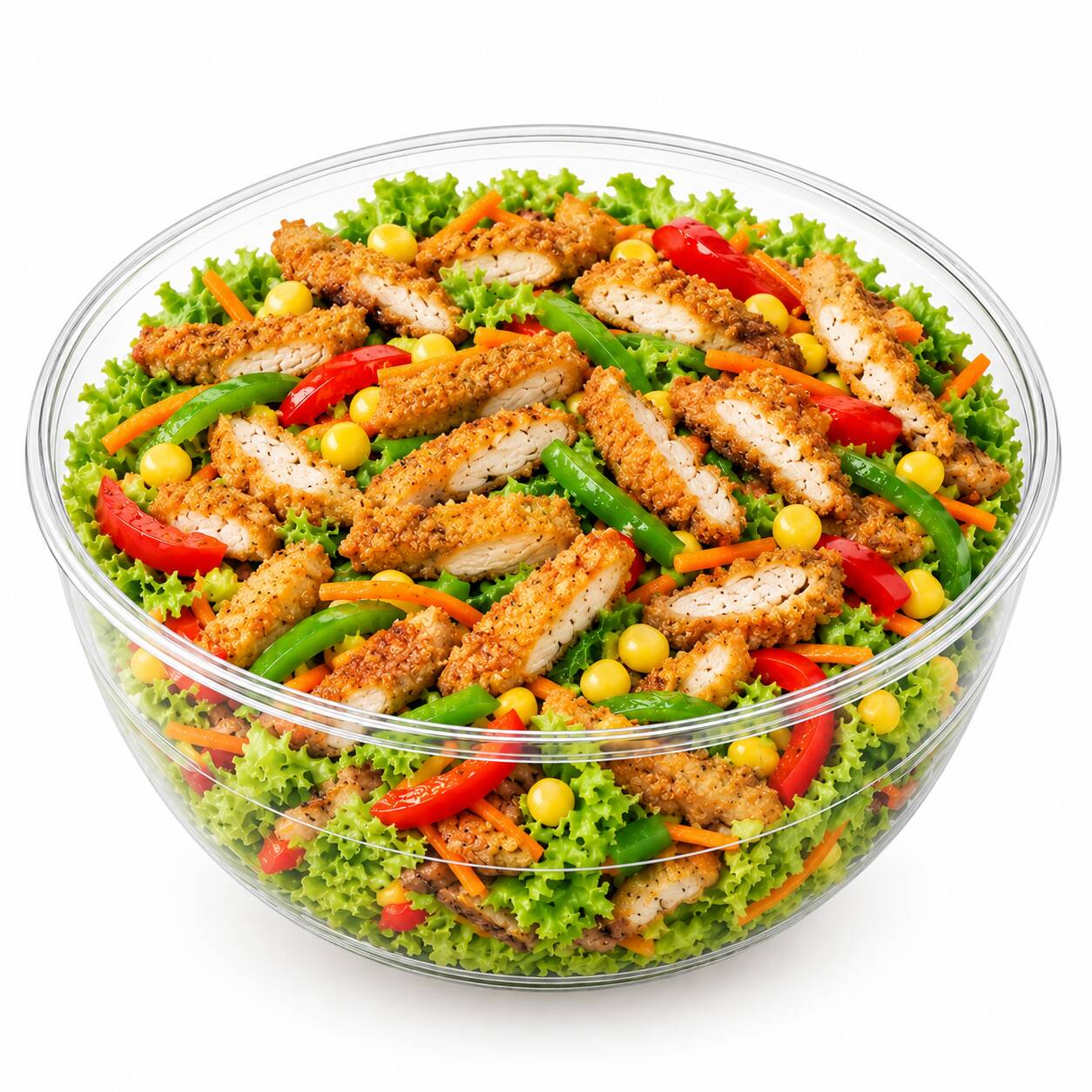 K-ENSALADA DE POLLO EMPANIZADO