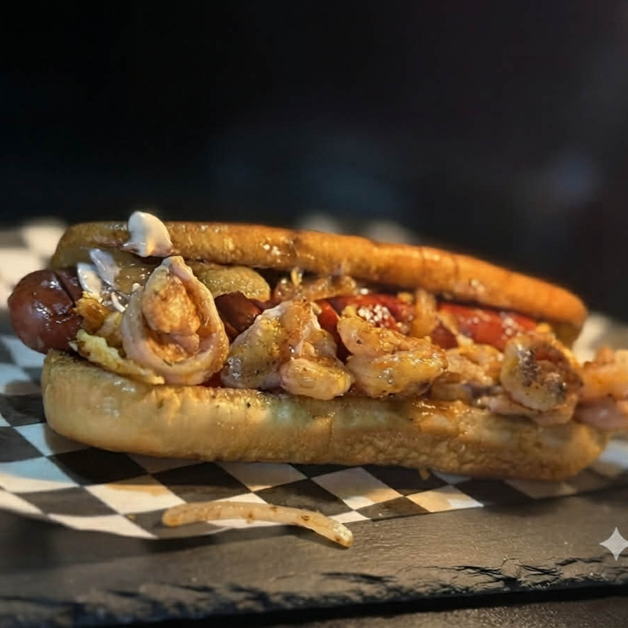 Hot Dog Mar y Tierra