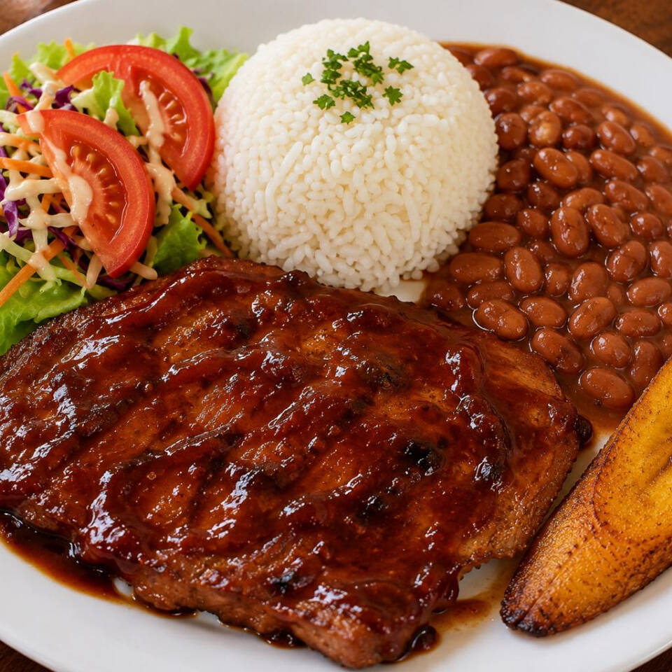CERDO EN SALSA BBQ