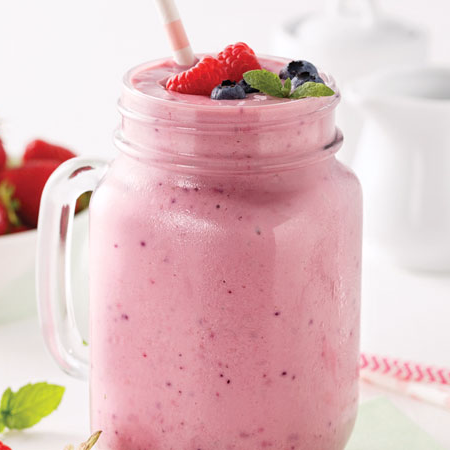 Malteada de Frutos Rojos
