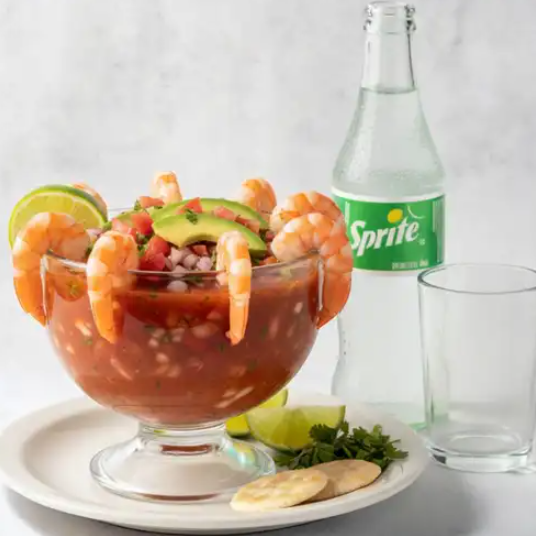 Combo Coctel Camarón y Sprite