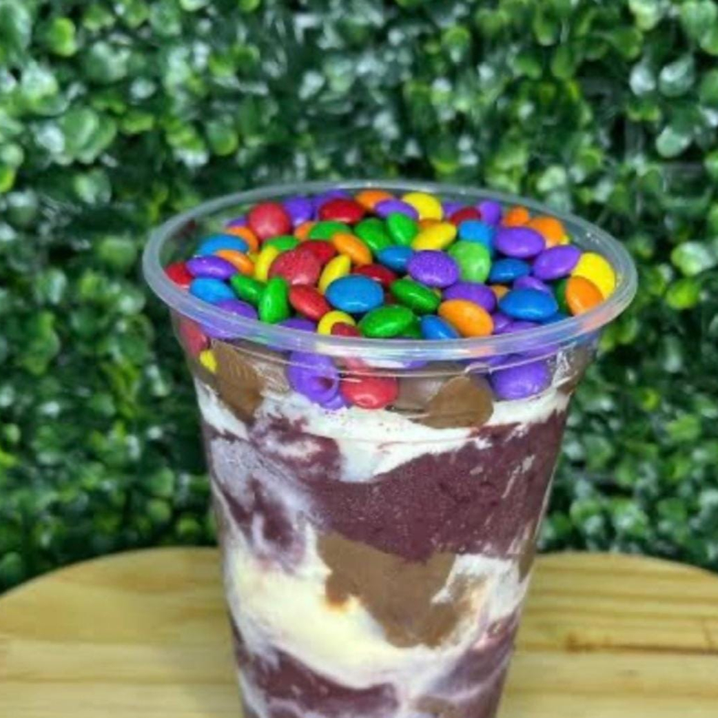 Um Delicioso Açaí de 500ml para você saborear com adicionais de ótima qualidade