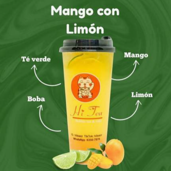 Mango con Limón y Boba