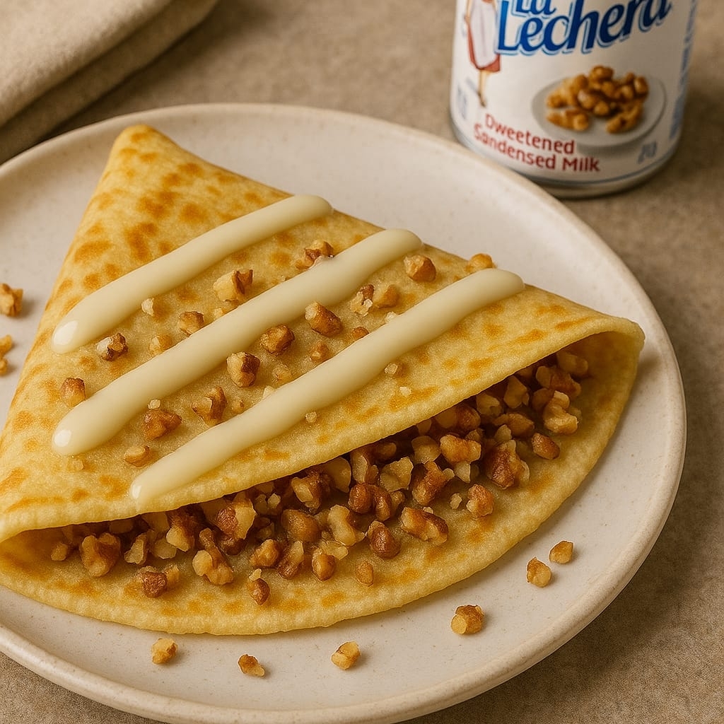 Crepa Lechera con Nuéz