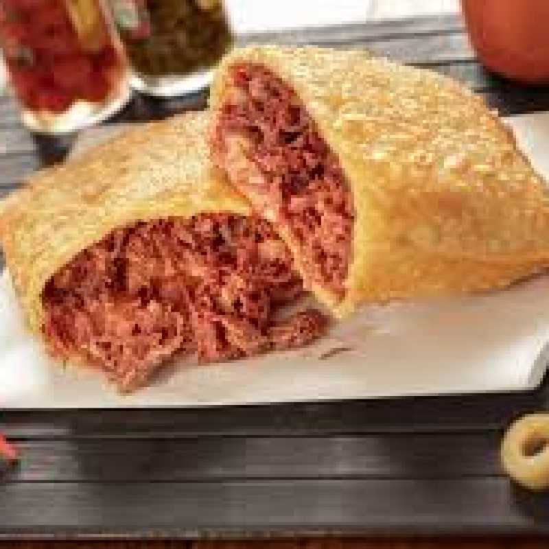 Carne seca, purê de batata, catupiry original e mussarela