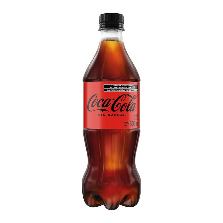 Coca Sin Azucar de 600 Ml