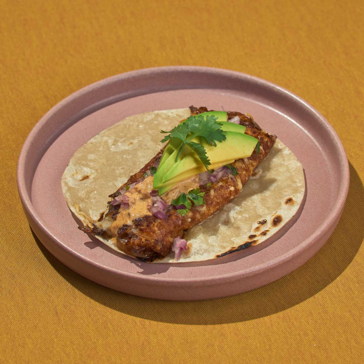 Taco Encostrado de Camarón