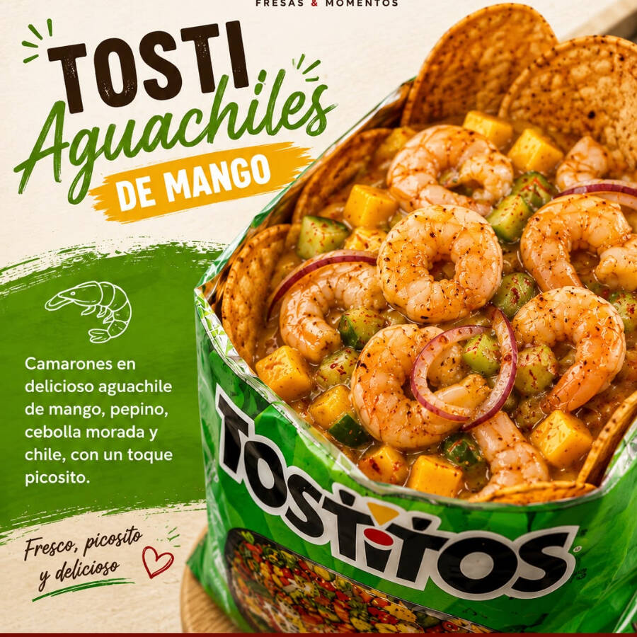 Tosti Aguachile Mango
