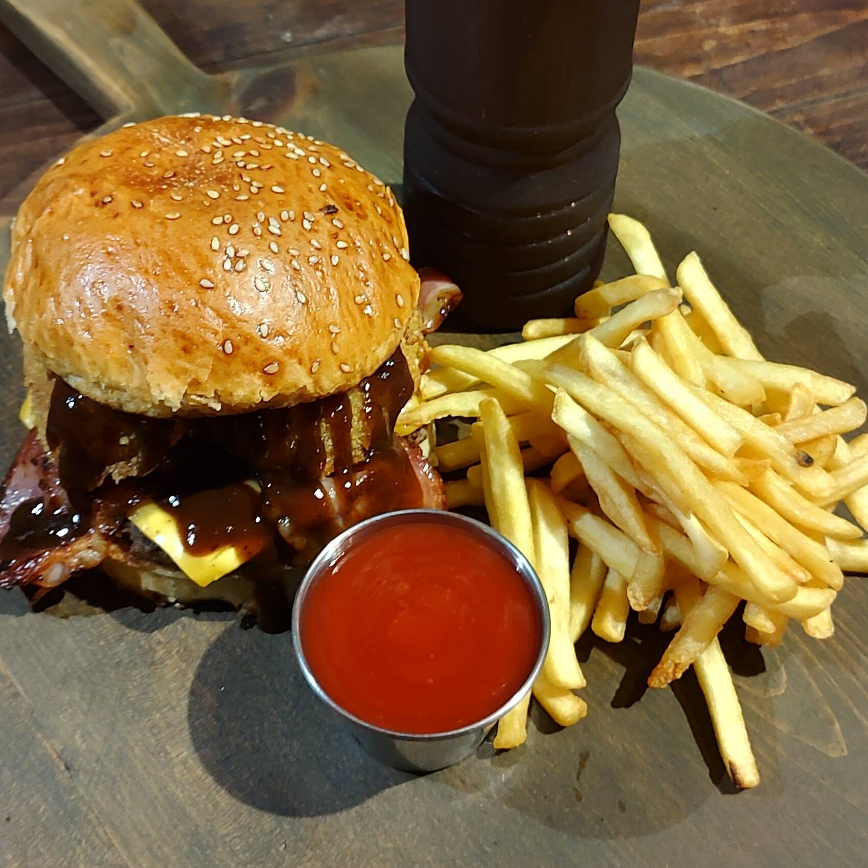 Hamburguesa Texana en Combo