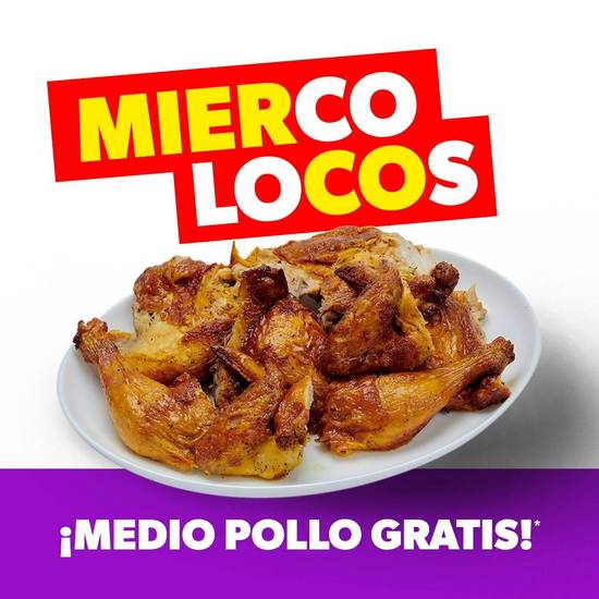 Un Pollo Loco+Medio Pollo GRATIS