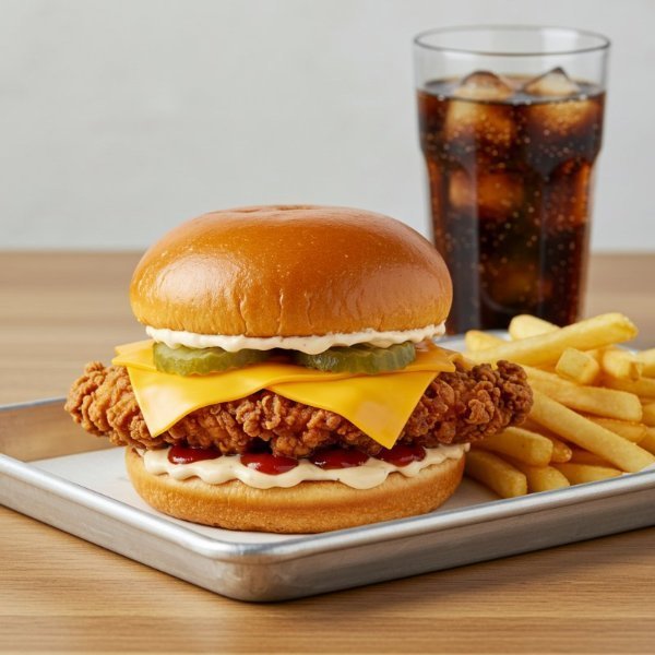 Combo Chicken Cheese Sandwich